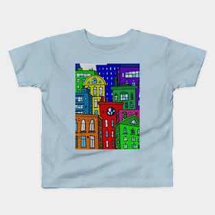 THE CITY AT NIGHT Kids T-Shirt